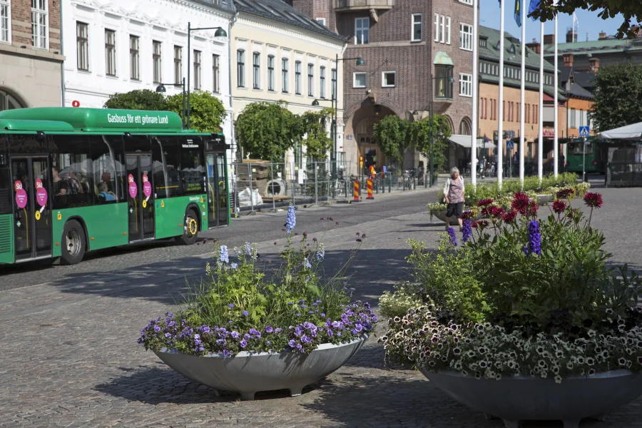 Weihnachtlicher Platz in Lund