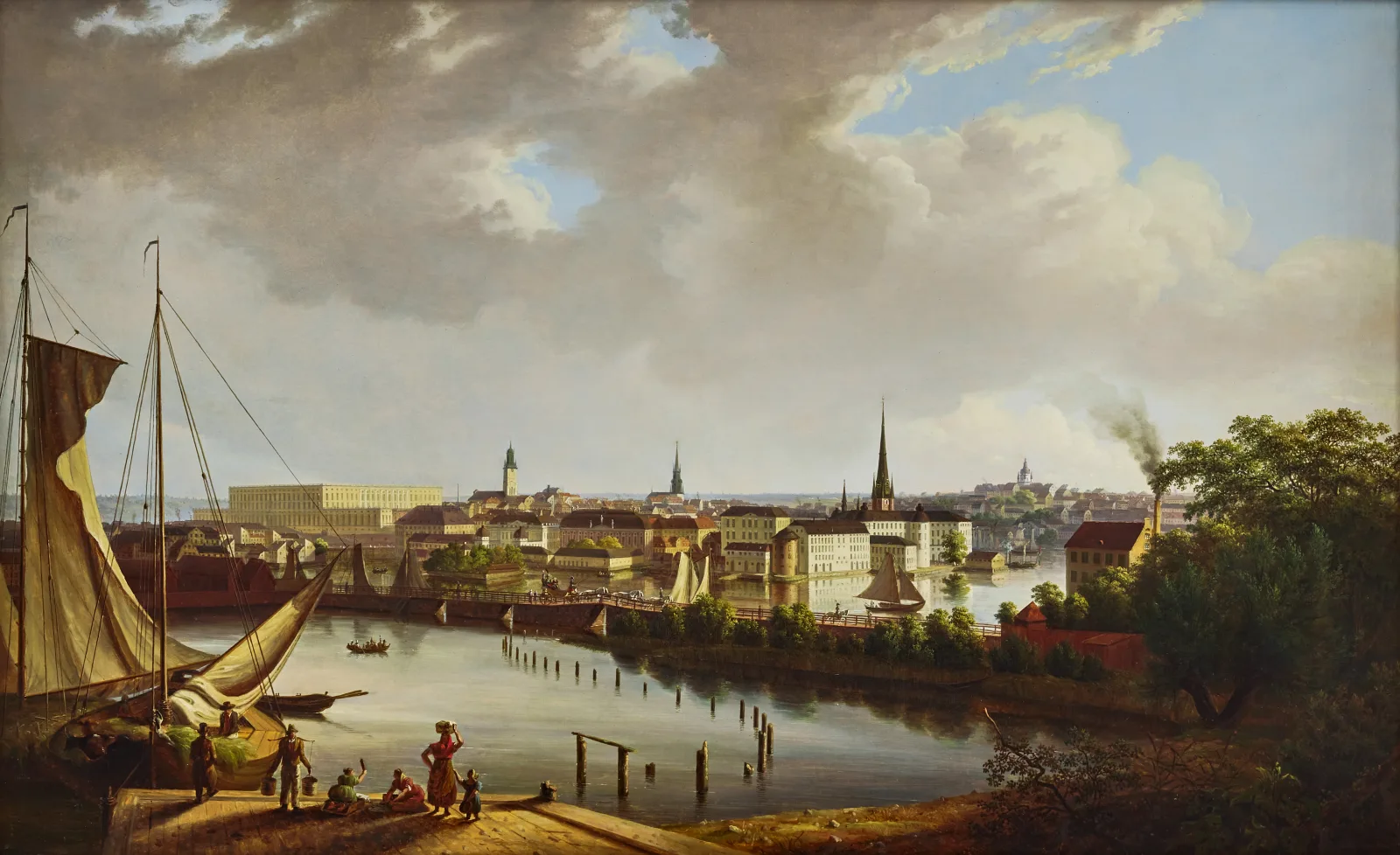 Stockholm – Blick über die Altstadt und das Wasser