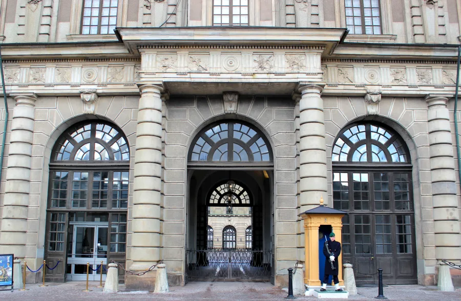 Stortorget mit den bunten Giebelhäusern in Gamla Stan